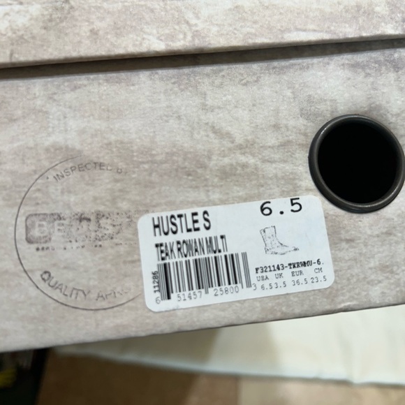 Bed Stu Hustle Leather Mid Calf Zipper Boots 6.5 Teak Rowan - Picture 11 of 11